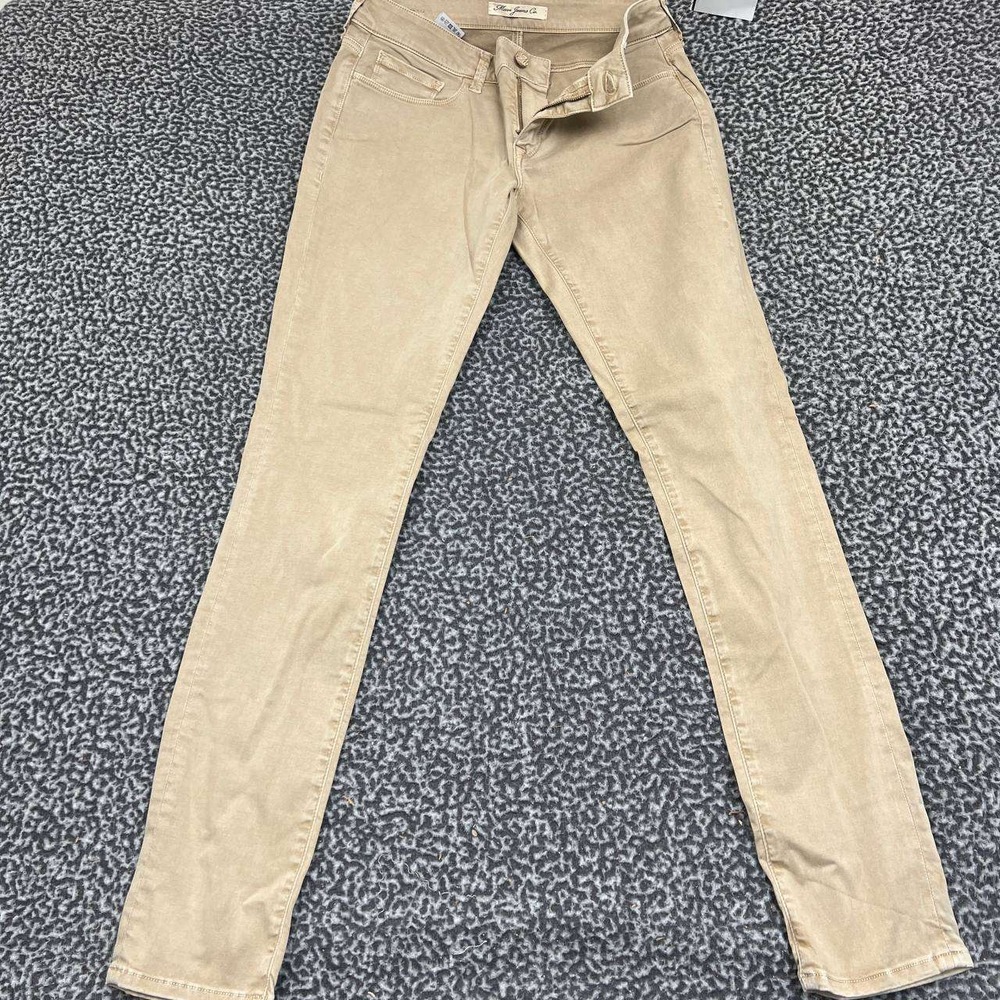 Mavi Jeans Women 27x32 Brown Mid Rise Skinny Pants Denim‎ New